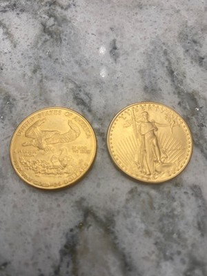 US Gold $20 Saint-Gaudens Double Eagle - Almost Uncirculated - Random Date
