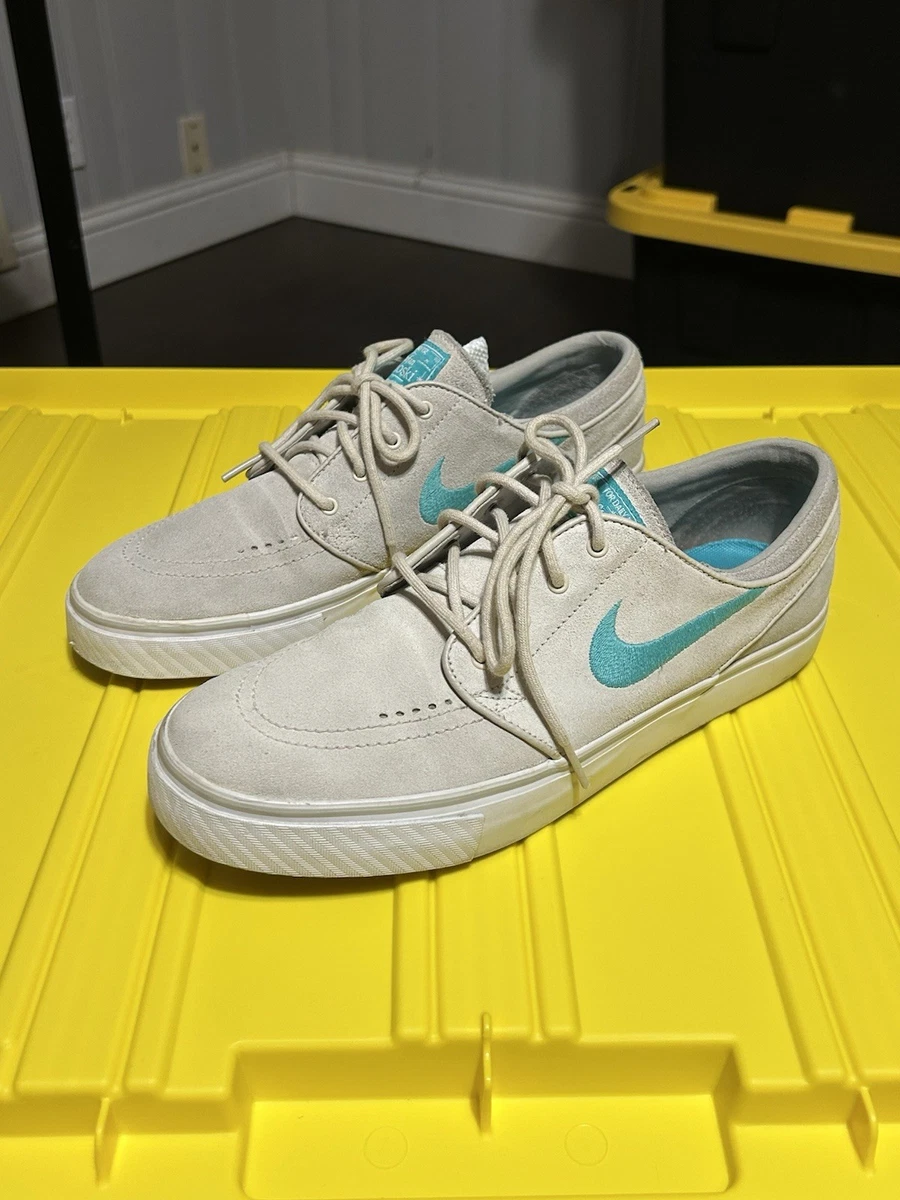 Nike SB Zoom Stefan Janoski Crafted MID Gray Green Sneakers Mens Size 9 Nike Zoom Stefan Janoski Crafted SB Mid Jade Horizon for  main image 4