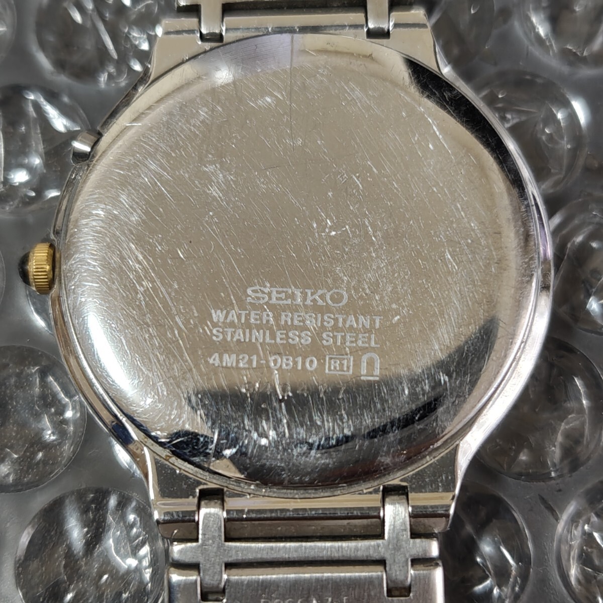 'Operational' SEIKO DOLCE AGS Men's Automatic Vintage Silver Watch Management K2 View 4