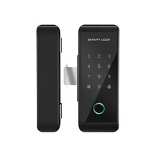 Smart Lock WiFi Fingerprint Push Pull Keyless Entry Door Locks for Glass Metal