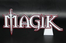 Magik 3D printed Logo Sign Wall Desk Shelf Art