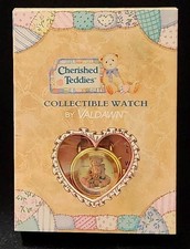 Vintage 1995 Cherished Teddies Collectible Musical Watch By Valdawn