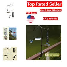 Sturdy 32.3 Inch Adjustable Bird Feeder Station Kit - Ideal for Attracting Birds