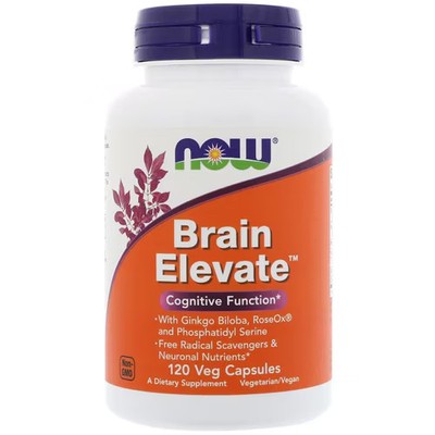 2 X NOW Brain Elevate� -- 120 Veg Capsules