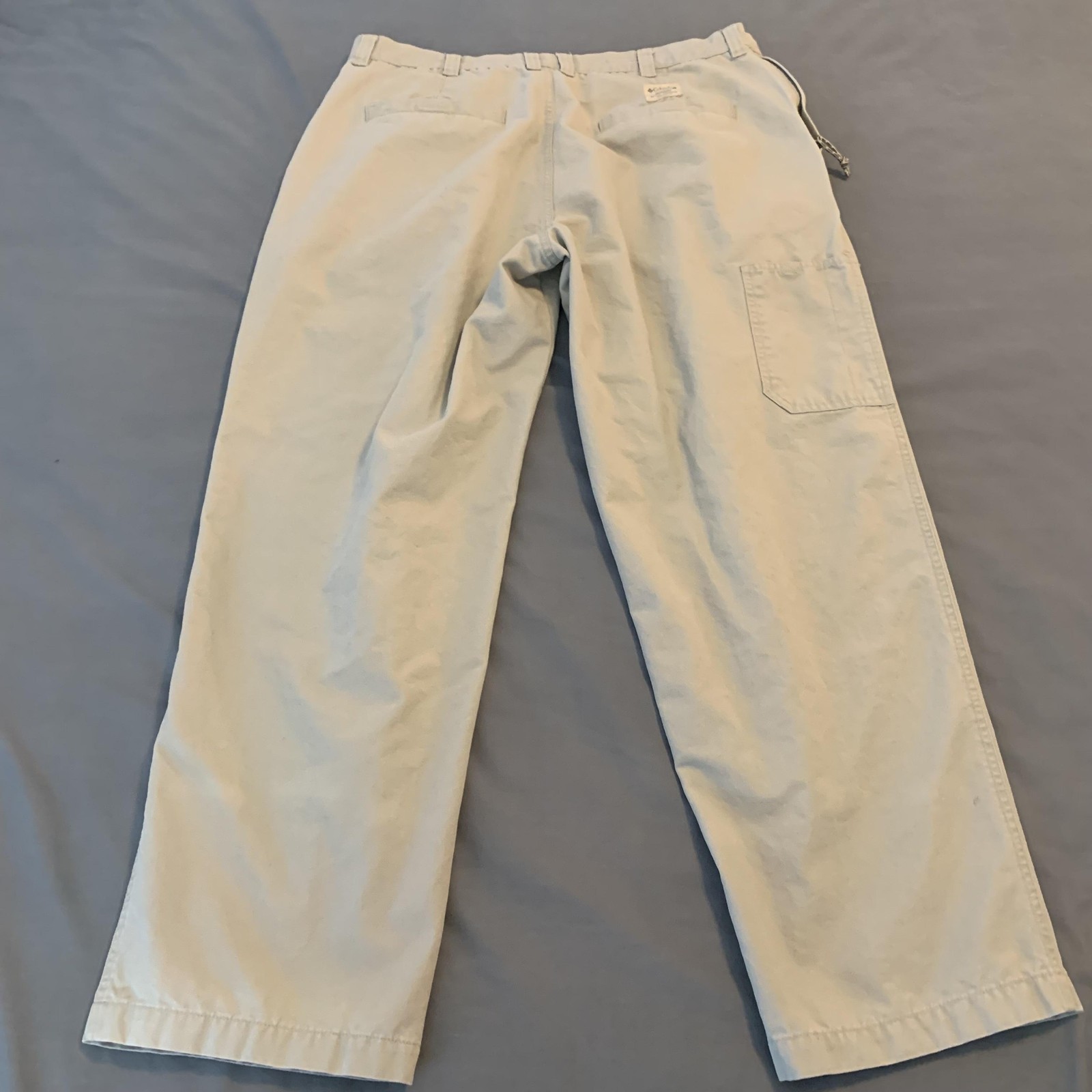 Columbia Pants Mens 38x30 Khaki Chino Cotton Utility Pocket Outdoor AM8142 thumbnail 7