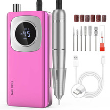 Electric Nail Drill Professional: Rechargeabl...