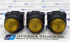 LOT DE 3X LAMPE JAUNE INDICATEUR PILOTE WOONGSUNG YONG SUNG YSPL 3-06A 6,3V