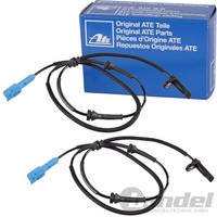 2X ATE ABS-SENSOR Raddrehzahl Vorne Passend FüR Citroen C2 C3 I Peugeot 1007