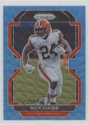 2021 Panini Prizm Blue Wave Prizm 27/199 Nick Chubb #264 n0c