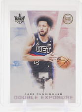 2022-23 PANINI COURT KINGS DOUBLE EXPOSURE DETROIT PISTONS CADE CUNNINGHAM RARE