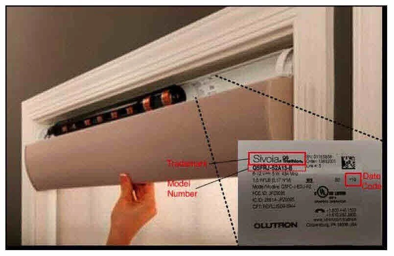 全新 Lutron Sivoia QS 铁人三项滚轮灯罩 - 宽 34 3/4 高度 62 织物-BN903- — 第 3/3 张图片