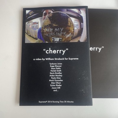 SS14 Supreme Cherry DVD Booklet William Strobeck 2014 Rare