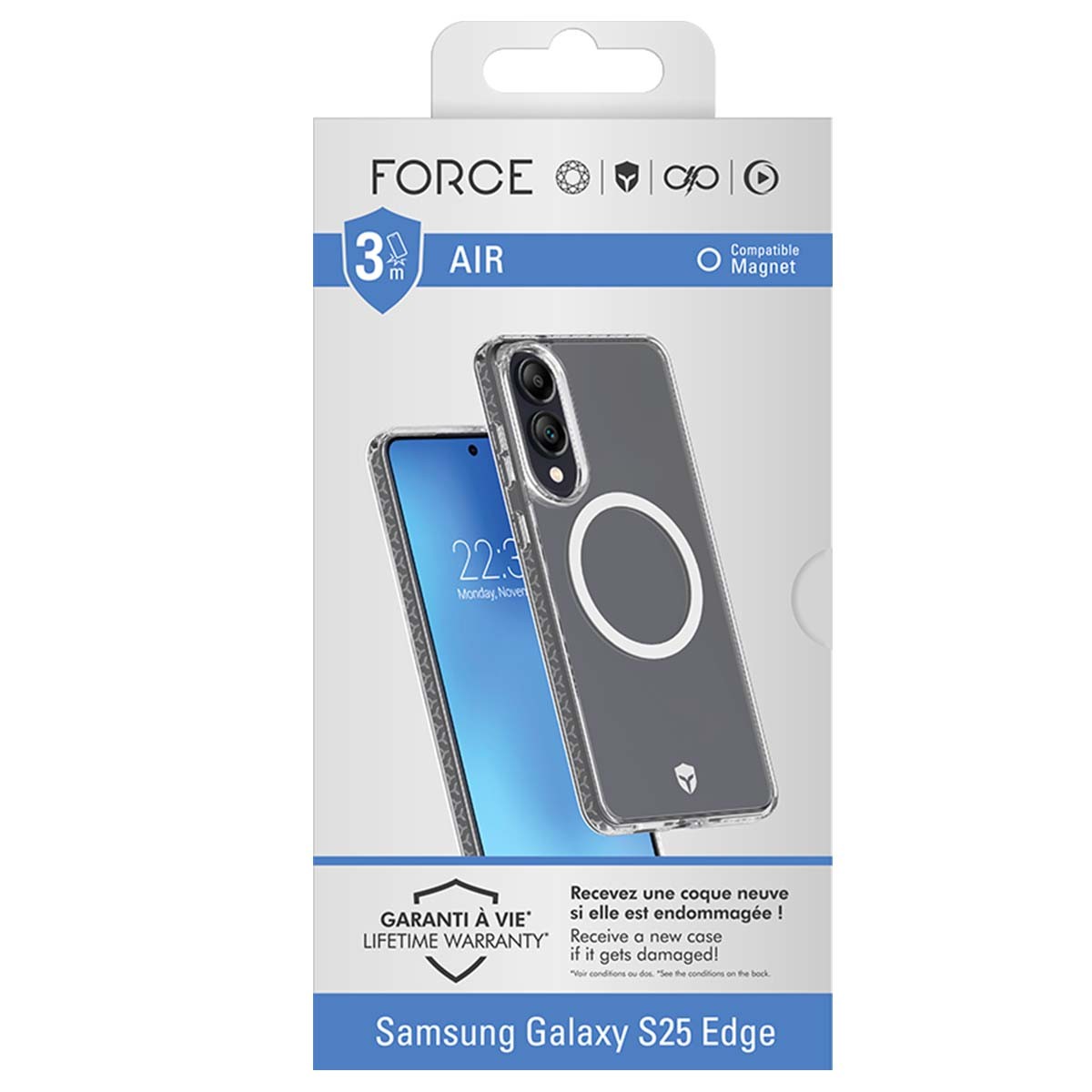 Coque Galaxy S25 Edge Antichoc Transparente avec Angles Renforcés Air Cushion - 4