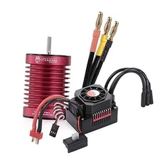  Waterproof F540 4370KV RC Car Brushless Motor with Brushless 45A ESC for 1/10 