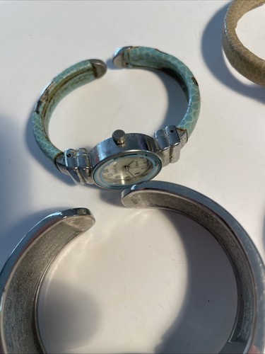 Lot Of 6 Women's Junk Drawer Geneva Watches Cuff - Picture 5 of 24