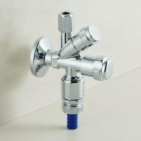 Grohe Was-Kombieckventil 41082 Design-Griff DN15 Mit Rv Und Rb Chrom 41082000