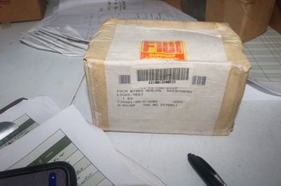 #ad NOS GE Red test indicator light PN 120 V 60 50 HZ oil resistant CR104MD3322 $49.40