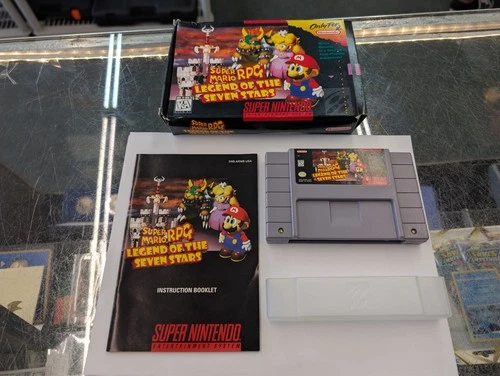 Super Mario RPG : Legend of the Seven Stars SNES CIB **Tested and Works***