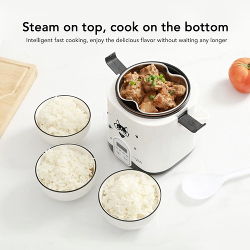 Multi-Function 12V Car Rice Cooker with Non-Stick Pot - 24h Reservation Feature - Picture 6 of 11