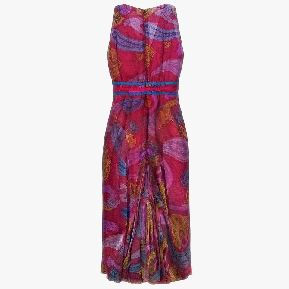 Vestido formal de seda sin mangas ETRO para mujer talla S 40 nuevo con etiquetas $2790 Foto 2 de 4