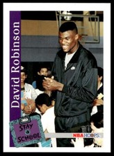1992-93 Hoops David Robinson San Antonio Spurs #334