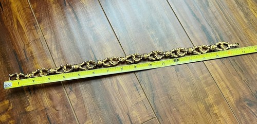 Vintage Statement Halskette schwer verbunden Goldkette - Top Zustand - Bild 3 von 3
