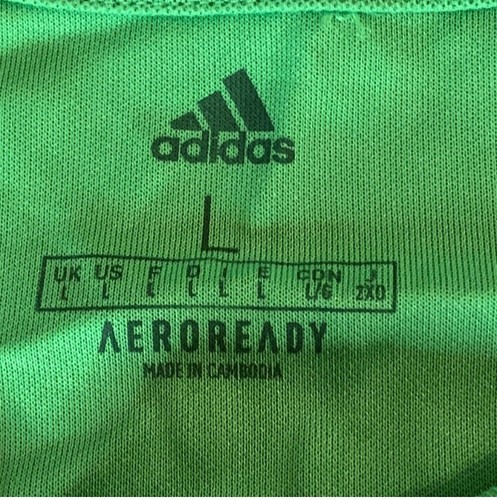 NWT Adidas Men’s Soccer Jersey Goalkeeper Long Sleeve Green Size Large - Picture 6 of 9