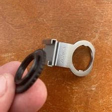 Konica T Series Accessory Cold Shoe Camera Flash Adapter , W- Eyepiece To Mount!