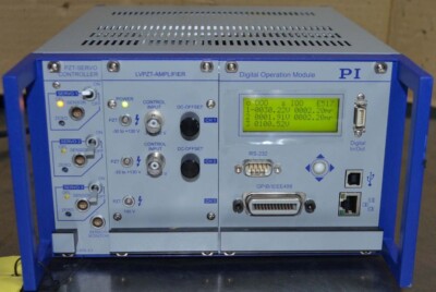 PI Physik E501.00X 3 channel LVPZT amplifier withDIGITAL OPERATION ...
