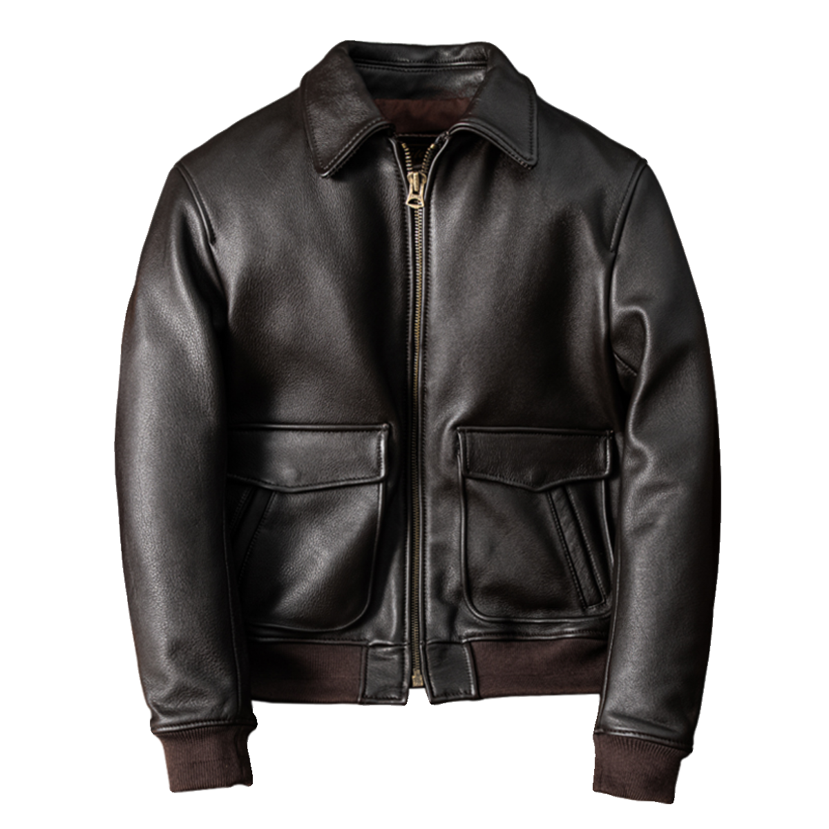 ジャケット・アウター 90s Short Real Cow Leather Jacket $_10.JPG?set_id=880000500F
