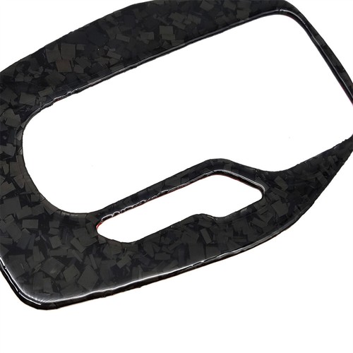 2×Forged Carbon Fiber Central Gear Shift Panel Trim for Chevrolet Camaro 2017-23 - Picture 7 of 10