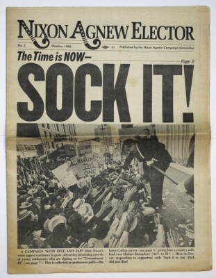 Nixon Agnew Elector No 3 October 1968 Campaign News Paper