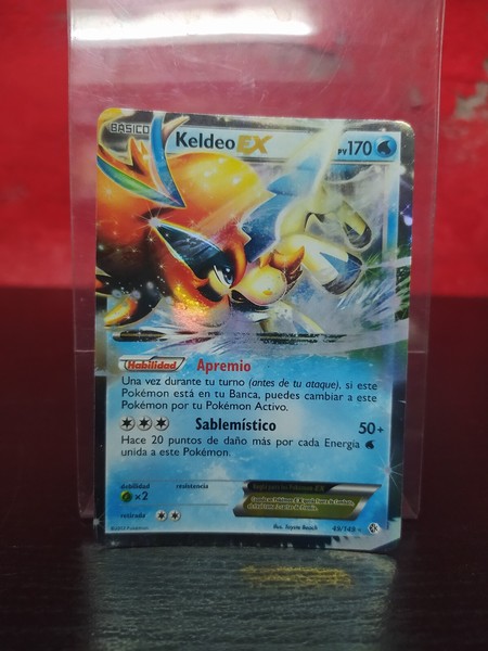Pokemon KELDEO BN 49/149 BLACK AND WHITE Rare Holo Foil SPANISH CARD