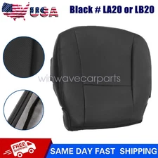 Driver Bottom Leather Seat Cover Black Perf For 2011 2012 Lexus LS460 LS600h L