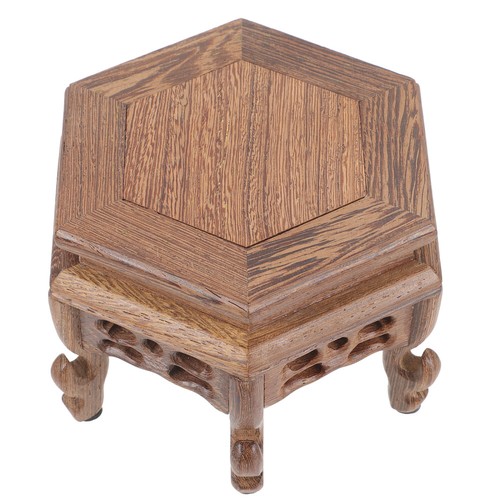 Wooden Pedestal Outdoor Plant Stand Flower Pot Base Vase Display Stand New - Picture 3 of 12