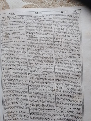 Vocabolario Degli Accademici Della Crusca 1741 - Foto 11 di 12