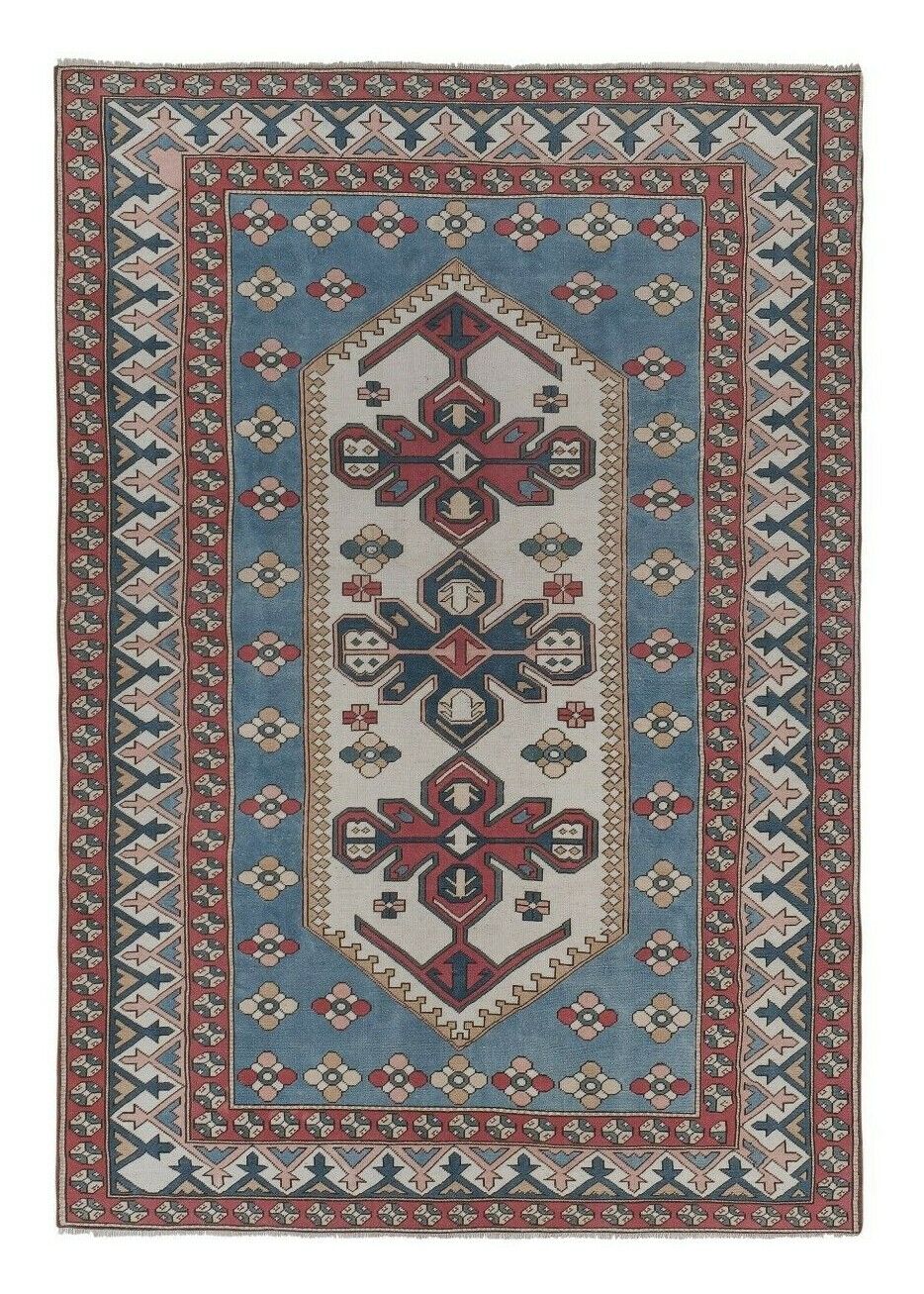 Vintage Anatolia Kars Nomads Carpet, Wool Rug, Handmade, Teppich 5'5" X 9'7"