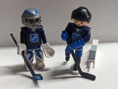 Playmobil NHL Hockey Arena Goalie Player Toy Figure Lot NHLPA