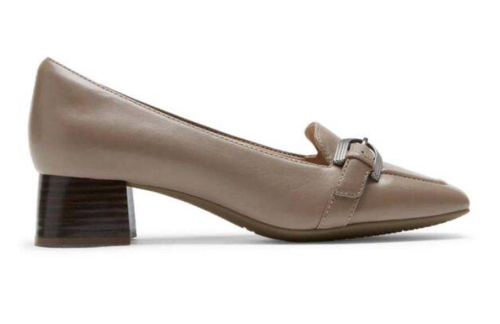 Mujer Zapatos Mocasines Reino Unido 6 Tm Esma Cinturón Dover Gris Rockport EU 39.5 US 8.5 - Imagen 4 de 5