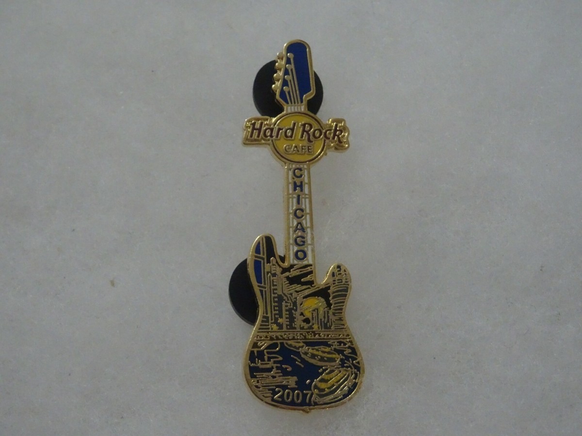 Hard Rock Cafe pin Chicago 50th Venetian Nights - Guitar with