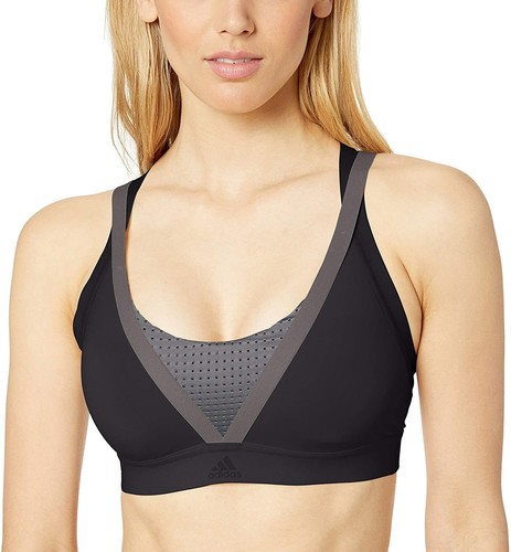 adidas Women's All Me Framing Bra, Color Options - Picture 2 of 7