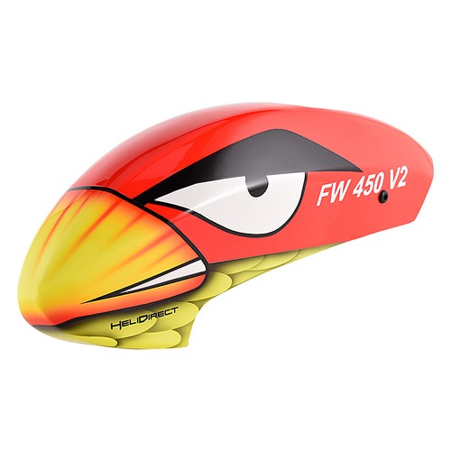 Fly Wing FW450L Helicopter Canopy Head Shell for V1 V2 V2.5 RC Helicopter Parts - Picture 16 of 20