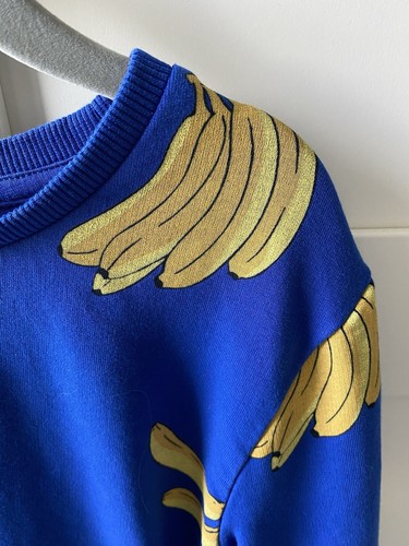 Name It Blue/Bananas Jumper Age 7-8 - Picture 4 of 7