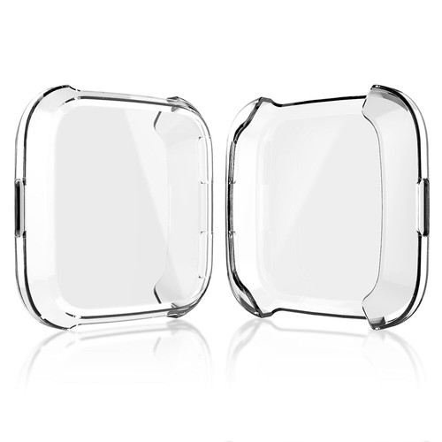 Do Fitbit Versa Full Screen Protector Ultra Slim Odporne na wstrząsy etui na zegarki Pokrowiec - Zdjęcie 21 z 21