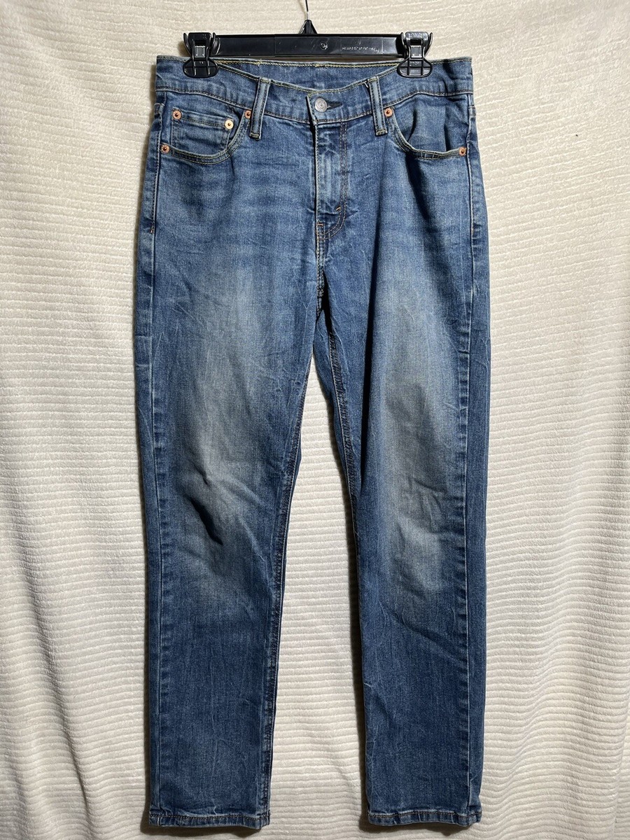 Levi's 541 Athletic Tapered Dark Wash Blue Stretch Denim Jeans