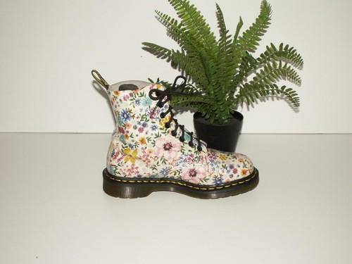 Dr. Martens 1460 PASCAL WANDERLUST floral leather boots uk 5 eu 38 us 7 (d1162) - Picture 8 of 10