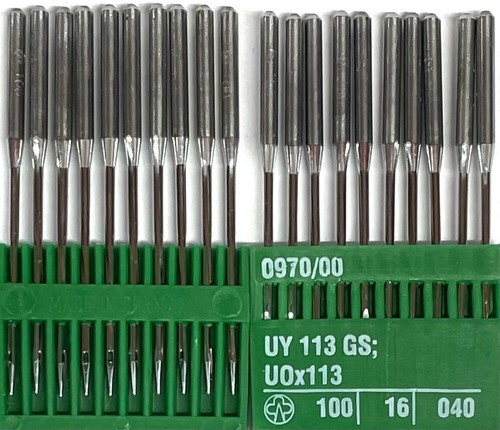 KANSAI SPECIAL UY113GS UOX113 SIZE:100/16 BONIDEX ELASTIC SEWING MACHINE NEEDLE - Picture 2 of 5