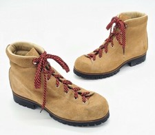 Vtg Vasque Brown Suede Leather Hiking Mountaineering Boots Women's Size 9.5 A
