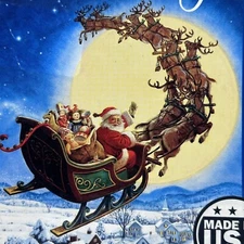 Here Comes Santa! Ceaco 550 Piece Jigsaw Puzzle Sealed New 18"x24” USA