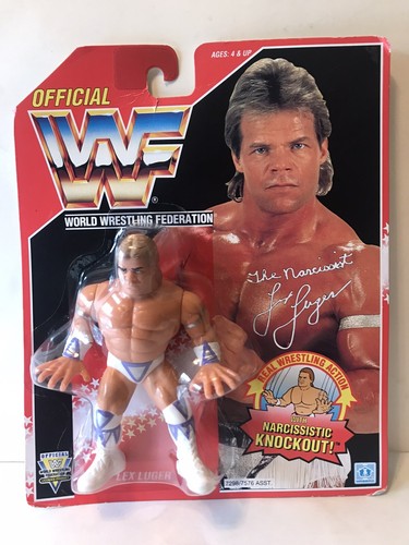 Vintage WWF Hasbro  Lex Luger  The Narcissist Red ...